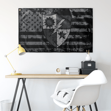 Load image into Gallery viewer, Ranger Regiment Crest Subdued Flag Elite Flags Wall Flag - 36"x60"