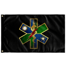 Load image into Gallery viewer, Ranger Regiment Medical Black Flag Elite Flags Wall Flag - 36"x60"