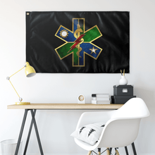 Load image into Gallery viewer, Ranger Regiment Medical Black Flag Elite Flags Wall Flag - 36"x60"