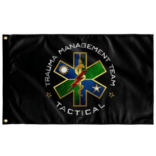 Load image into Gallery viewer, Ranger Regiment Trauma Management Team Black Flag Elite Flags Wall Flag - 36"x60"