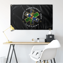 Load image into Gallery viewer, Ranger Regiment Trauma Management Team Black Flag Elite Flags Wall Flag - 36"x60"