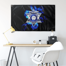 Load image into Gallery viewer, Retired Fort Wayne Police Flag Elite Flags Wall Flag - 36"x60"