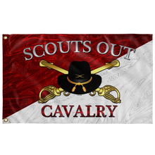 Load image into Gallery viewer, Stetson Scouts Out Cavalry Flag Elite Flags Wall Flag - 36"x60"