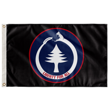 Load image into Gallery viewer, Liberty For All Circle Snake Pattern Double Sided Flag