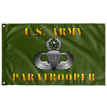Load image into Gallery viewer, US Army Paratrooper Outdoor Flag Elite Flags Double-sided 36" X 60"