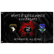 Load image into Gallery viewer, White Currahee Rakkasans Flag Elite Flags Wall Flag - 36"x60"