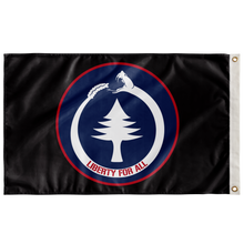 Load image into Gallery viewer, Liberty For All Circle Snake Pattern Double Sided Flag