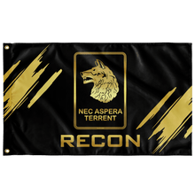 Load image into Gallery viewer, 1-27 Wolfhounds Gold Recon Flag Elite Flags Wall Flag - 36&quot;x60&quot;
