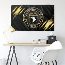 Load image into Gallery viewer, 101st Airborne Division Veteran Flag Elite Flags Wall Flag - 36&quot;x60&quot;
