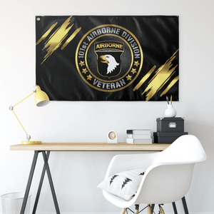 101st Airborne Division Veteran Flag Elite Flags Wall Flag - 36"x60"