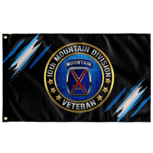 Load image into Gallery viewer, 10th Mountain Division Veteran Flag Elite Flags Wall Flag - 36&quot;x60&quot;
