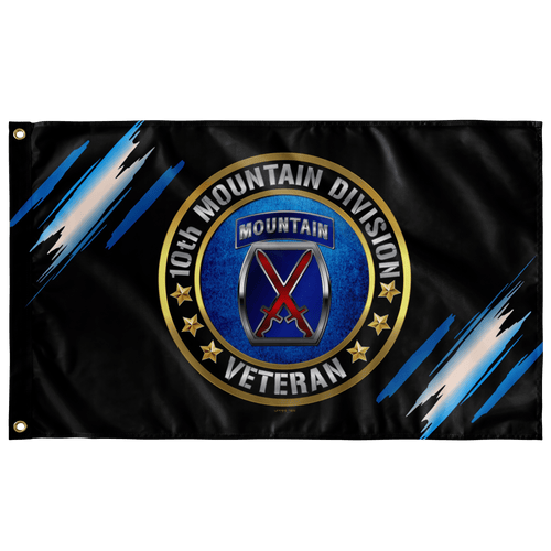 10th Mountain Division Veteran Flag Elite Flags Wall Flag - 36