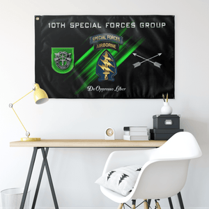 10th Special Forces Group Flag Elite Flags Wall Flag - 36"x60"