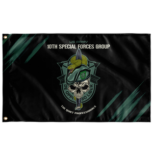 10th Special Forces Group Snake Eaters Flag Elite Flags Wall Flag - 36"x60"