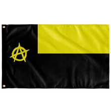 Load image into Gallery viewer, Tx Ancap Yellow And Black Color Single Sided Wall Flag
