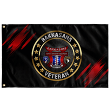 Load image into Gallery viewer, 187 Rakkasans Veteran Flag Elite Flags Wall Flag - 36&quot;x60&quot;
