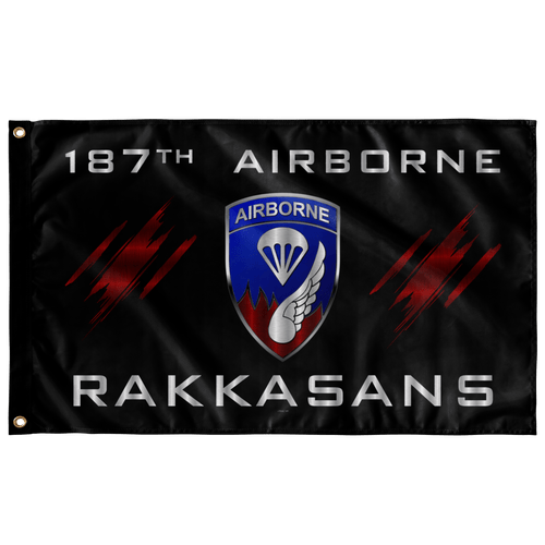 187th Airborne Rakkasans Flag Elite Flags Wall Flag - 36