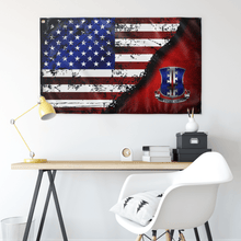 Load image into Gallery viewer, 187th Infantry Regiment DUI Stars &amp; Stripes Flag Elite Flags Wall Flag - 36&quot;x60&quot;
