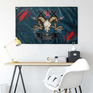 19th SFG (A) Skull Flag Elite Flags Wall Flag - 36"x60"