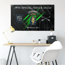 Load image into Gallery viewer, 19th Special Forces Group Flag Elite Flags Wall Flag - 36&quot;x60&quot;
