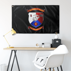 1st Battalion 25th Marines Black Flag Elite Flags Wall Flag - 36"x60"