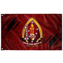 Load image into Gallery viewer, 1st Battalion 2nd Marines Red Flag Elite Flags Wall Flag - 36&quot;x60&quot;
