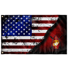 Load image into Gallery viewer, 1st BN 8th Marines Stars &amp; Stripes Flag Elite Flags Wall Flag - 36&quot;x60&quot;
