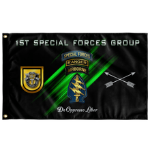 Load image into Gallery viewer, 1st Special Forces Group Tabbed Flag Elite Flags Wall Flag - 36&quot;x60&quot;
