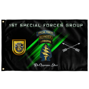 1st Special Forces Group Tabbed Flag Elite Flags Wall Flag - 36"x60"