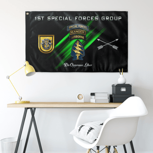 1st Special Forces Group Tabbed Flag Elite Flags Wall Flag - 36"x60"