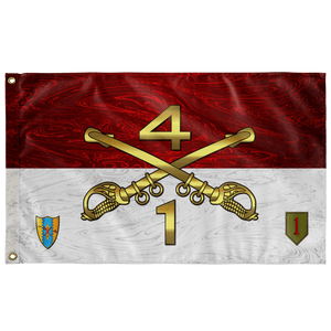 1st Sqdn 4th Cav Outdoor Flag Elite Flags Double-sided Outdoor Flag- 36"x60"