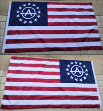 Load image into Gallery viewer, Anarcho Betsy America Flag Cover Double Sided House Flag
