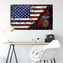 Load image into Gallery viewer, 24th ID CIB Stars &amp; Stripes Flag Elite Flags Wall Flag - 36&quot;x60&quot;
