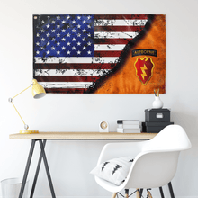 Load image into Gallery viewer, 25th ID (Airborne) Stars &amp; Stripes Flag Elite Flags Wall Flag - 36&quot;x60&quot;
