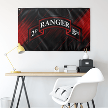 Load image into Gallery viewer, 2nd Ranger Battalion Scroll Flag Elite Flags Wall Flag - 36&quot;x60&quot;
