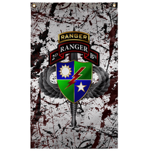 Load image into Gallery viewer, 2nd Ranger Battalion Tabbed Splatter Flag Elite Flags Wall Flag - 36&quot;x60&quot;
