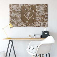 Load image into Gallery viewer, Sassy&#39;s Raiders Digital Arid Single Sided Light Brown Color Wall Flag
