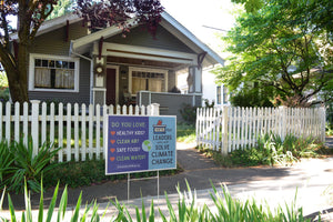 Votes For Leader Who Will Solve Climate Change Yard Sign