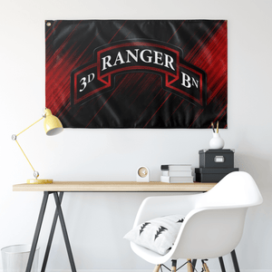 3rd Ranger Battalion Scroll Flag Elite Flags Wall Flag - 36"x60"