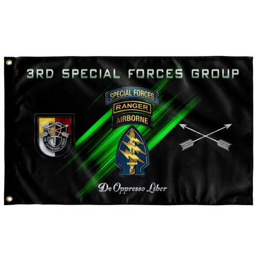 3rd Special Forces Group Tabbed Flag Elite Flags Wall Flag - 36