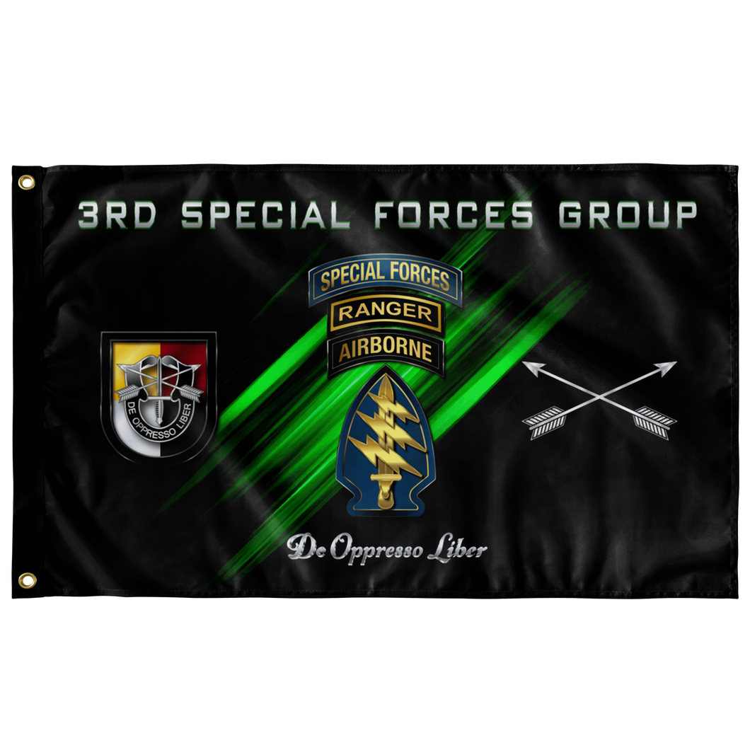 3rd Special Forces Group Tabbed Flag Elite Flags Wall Flag - 36