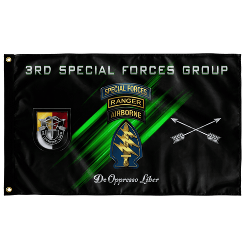 3rd Special Forces Group Tabbed Outdoor Flag Elite Flags Double-sided Outdoor Flag - 36