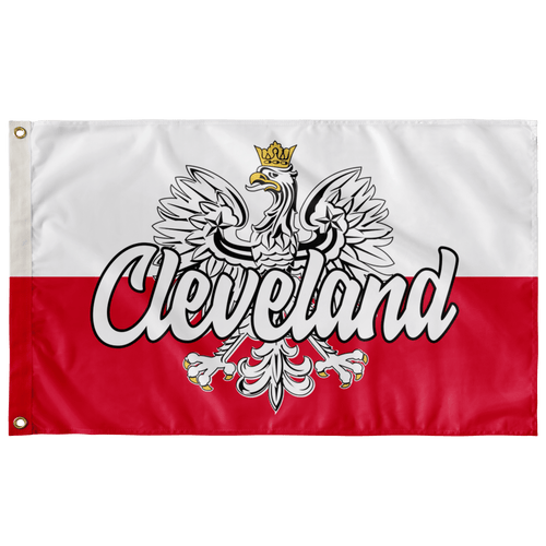 Cleveland Ohio Polish Flag - Wall Flag - 36