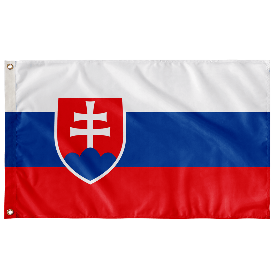 The Flag Of Slovakia - Indoor Wall Flag - Wall Flag - 36