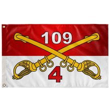 Load image into Gallery viewer, 4th 109th Cav Flag Elite Flags Wall Flag - 36&quot;x60&quot;
