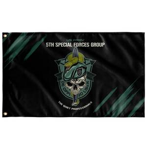 5th Special Forces Group (Legacy) Snake Eaters Flag Elite Flags Wall Flag - 36"x60"