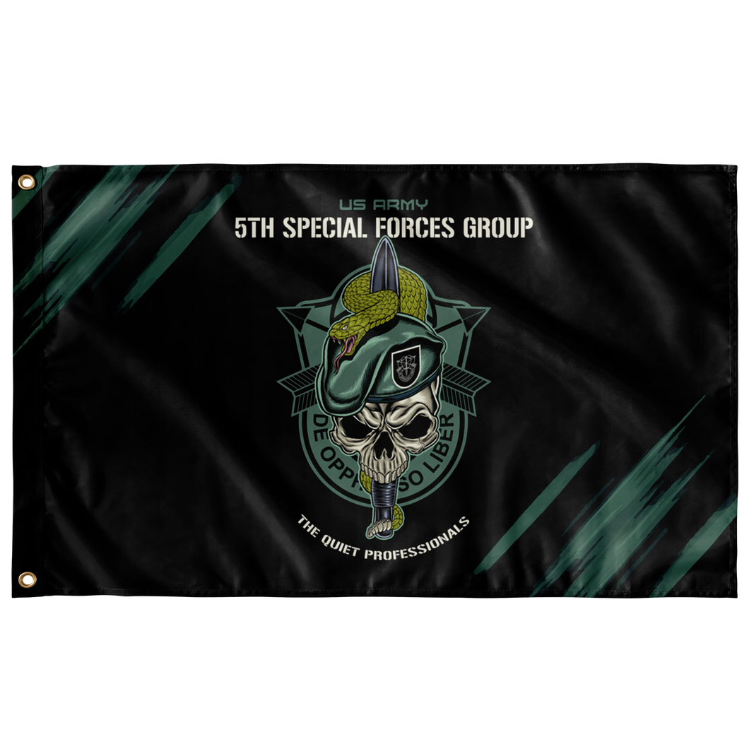 5th Special Forces Group (Legacy) Snake Eaters Flag Elite Flags Wall Flag - 36