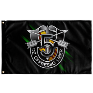 5th Special Forces Group Numeral Wall Flag