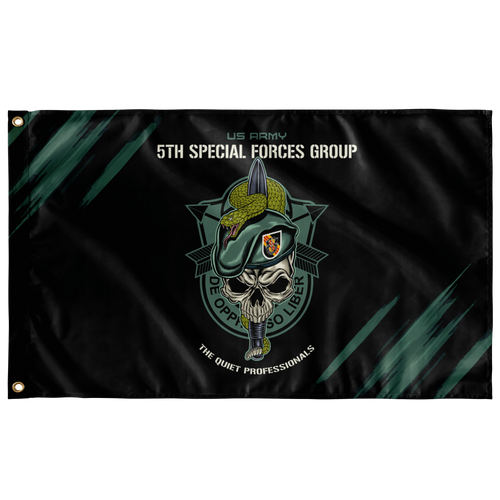 5th Special Forces Group Snake Eaters Flag Elite Flags Wall Flag - 36