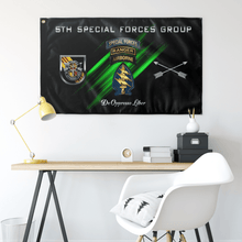 Load image into Gallery viewer, 5th Special Forces Group Tabbed Flag Elite Flags Wall Flag - 36&quot;x60&quot;
